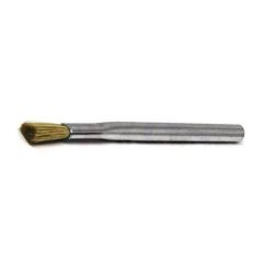 Gordon Brush 1CK Anti-Static Applicator Brushes with 5/8" Hog Hair Bristles, 3/4" Trim & 3/8" dia. Zinc Plated Steel Handle, 4-1/2" OAL