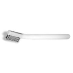 Gordon Brush 22SSD Scratch Brush with Double Row 1-1/4" Stainless Steel 0.003" dia. Bristles, 7/16" Trim & 5/16" dia. Plastic (Acetal) Handle, 6-1/4" OAL