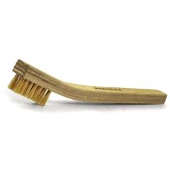 Gordon Brush 30CK Anti-Static Scratch Brush with Heavy-Duty Triple Row 1-3/8" Hog Hair Bristles, 7/16" Trim & Plywood Toothbrush Handle, 7-3/4" OAL