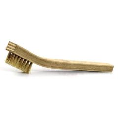 Gordon Brush 30HH Anti-Static Scratch Brush with Heavy-Duty Triple Row 1-3/8" Horse Hair Bristles, 7/16" Trim & Plywood Toothbrush Handle, 7-3/4" OAL