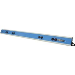 Electrical Channel with 4 Outlets for Workmaster Workbenches, EZE Blue, 48"