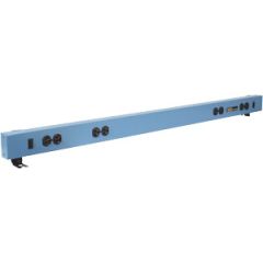 IAC Industries QS-2012213 Quick Ship Dimension 4 Electrical Channel Assembly w/ Three Outlets, 72"