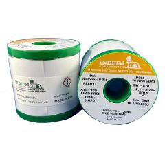 Indium CW-818 SAC305 Lead-Free, 3% No-Clean Flux Cored Solder Wire