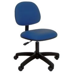 Industrial Seating Series 45 Desk Height Chair with Black Nylon Base, Vinyl