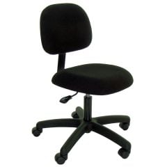 Industrial Seating Series 60 Desk Height Chair with Black Nylon Base, Fabric