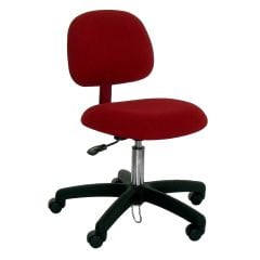 Industrial Seating Series 60 ESD Desk Height Chair with Black Nylon Base, Conductive Fabric 