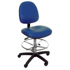 Industrial Seating Series 10 Bench Height Chair with Black Nylon Base, Vinyl