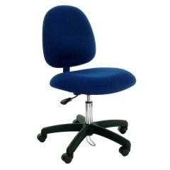Industrial Seating Series 10 Desk Height ESD Chair with Black Nylon Base, Conductive Fabric 
