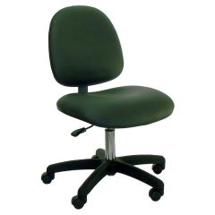 Industrial Seating Series 20W Desk Height ESD Chair with Wide Waterfall Seat & Black Nylon Base, Dissipative Vinyl 