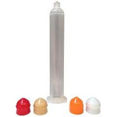 Jensen Global JG50A-15HPR Premium Air Syringe & Stopper Kit for Low Viscosity Materials, 50cc, Red (Box of 15)