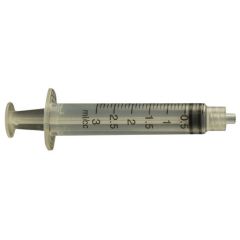 Luer Lock Calibrated Manual Assembled Syringe, 3cc