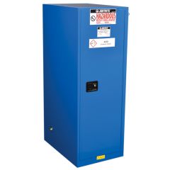 Justrite 865428 Sure-Grip® EX Deep Slimline Hazardous Material Safety Cabinet with 2 Self-Closing Doors, 30.3" x 20" x 60.5"