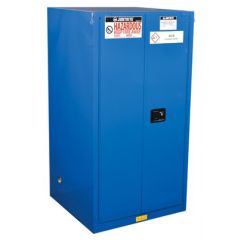 Justrite 866028 Sure-Grip® EX Hazardous Material Safety Cabinet with 2 Self-Closing Doors, 34" x 34" x 65"