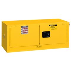 Justrite 891300 Sure-Grip® EX Piggyback Flammables Safety Cabinet with 2 Doors, 18" x 43" x 18"