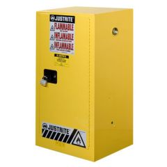 Justrite 891500 Sure-Grip® EX Compac Flammables Safety Cabinet with 1 Door, 18" x 23.25" x 44"