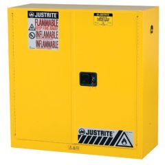 Justrite 893000 Sure-Grip® EX Flammables Safety Cabinet with 2 Doors, 18" x 43" x 44"