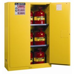 Justrite 894500 Sure-Grip® EX Flammables Safety Cabinet with 2 Doors, 18" x 43" x 65"