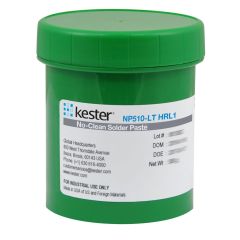 Kester 70-5306-2410 NP510-LT HRL1 No Clean Lead-Free Solder Paste, 500g Jar (Case of 10)