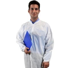 SMS Disposable Anti-Static Frocks, White