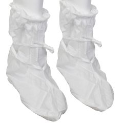 Kimtech™ A5 Disposable Cleanroom Boots with Vinyl Soles, White