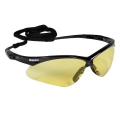 Nemesis® V30 Safety Glasses with Black Frame & Amber Lenses