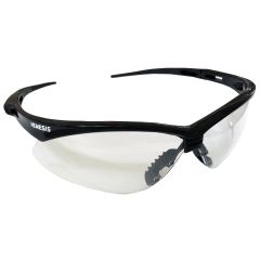 Nemesis® V30 Safety Glasses with Black Frame & Clear Lenses