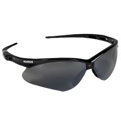 Nemesis® V30 Safety Glasses with Black Frame & Smoke Mirror Lenses