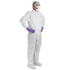 Kimtech™ A8 Disposable Cleanroom Coveralls, White