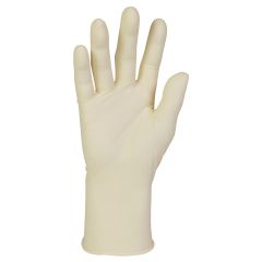 PFE Powder-Free 6.7 Mil Textured Latex Exam Gloves, Natural, 9.5"