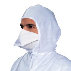 Kimtech™ M3 Pouch-Type Cleanroom Face Mask with Dual Headbands, White