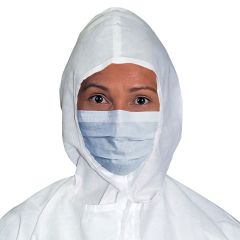 Kimtech™ M5 Pleated Cleanroom Face Mask with Soft Ties, Blue