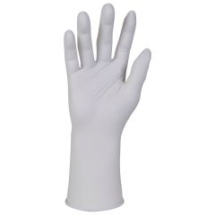 Kimtech™ G5 Sterling™ Powder-Free 4 Mil Nitrile Cleanroom Gloves, Gray, 12"