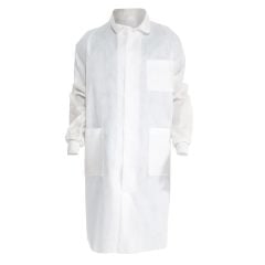 Kimberly Clark A8 Kimtech® A8 Disposable Lab Coats with 3 Pockets, White