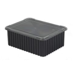 LEWISBins CDC3040-XL ESD-Safe Snap-On Cover for DC3000 Series Divider Boxes, Black