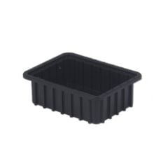 LEWISBins DC1035-XL ESD-Safe Conductive Divider Container, Black, 8.3" x 10.8" x 3.5"