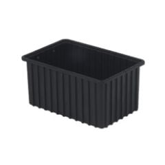 LEWISBins DC2080-XL ESD-Safe Conductive Divider Container, Black, 10.9" x 16.5" x 8"