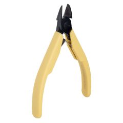 Lindstrom 8131 Precision Extra Small Oval Head Diagonal Flush Alloy Steel Cutter with Standard Traditional Handles, 4.25" OAL