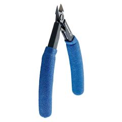 Precision Long Large Tapered Head Diagonal Flush Alloy Steel Cutter with Long HandSaver Grip Ergonomic Handles, 6.19" OAL