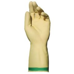 MAPA 726 RollPruf 8 Mil Tri-Polymer Non-Pigmented Cleanroom Gloves, 12"