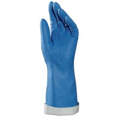 MAPA NK22 StanZoil Knit Lined 30 Mil Neoprene Chemical Resistant Gloves, Blue, 14"
