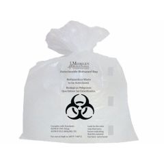 Medegen Clear Autoclavable Biohazardous Waste Bags