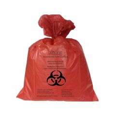 Medegen Red Autoclavable Biohazardous Waste Bags