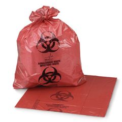 Medegen Red Biohazardous Waste Bags