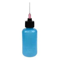Menda 35565 durAstatic® Dissipative LDPE Flux Dispensing Bottle with 18-Gauge Needle, Blue, 2 oz.