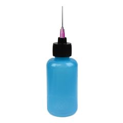 Menda 35566 durAstatic® Dissipative LDPE Flux Dispensing Bottle with 16-Gauge Needle, Blue, 2 oz.