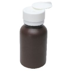 Menda 35602 Brown HDPE Lasting-Touch Bottle, 8oz.
