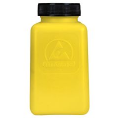 Menda 35818 durAstatic® Dissipative HDPE Bottle with Black Screw Cap, Yellow, 6 oz.