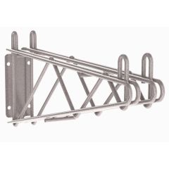Metroseal Gray Shelf Support for 14" Double Shelves 
