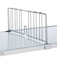 Metro DD18FS Stainless Steel Solid Shelf Divider, 18"