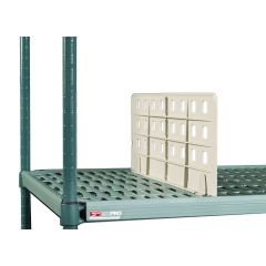 Shelf Divider for 24" MetroMax Q Open Grid Shelves, 8" Tall